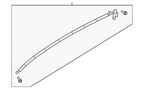 Right side curtain airbag for Nissan Murano z51 09-09