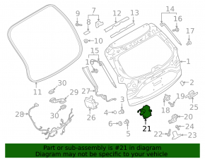 Mazda CX-5 Trunk Door Lock 17- auto