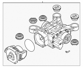 Rear differential gearbox VW Tiguan 18-22
