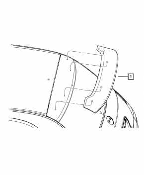 Trunk lid spoiler Fiat 500 12-19 Sport