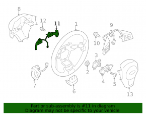 Paddle shifters Subaru Forester 14-16 SJ
