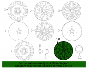 Toyota Camry V70 18-24 wheel cap