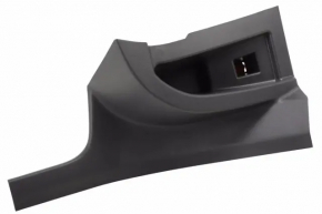 Rear left door sill plate for Chevrolet Bolt 17-21, dark gray, scratches