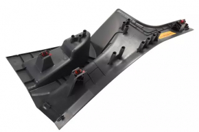 Rear left door sill plate for Chevrolet Bolt 17-21, dark gray, scratches