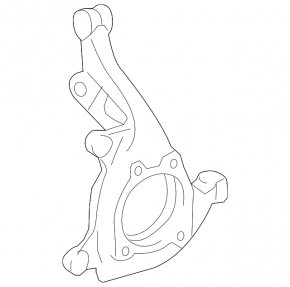 The front right axle of a Toyota Rav4 13-18 is rusty.
