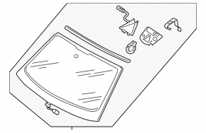Windshield Audi A6 C8 19- for projection