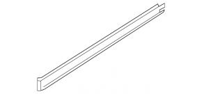 Glass seal inner door front right BMW X3 G01 18-21