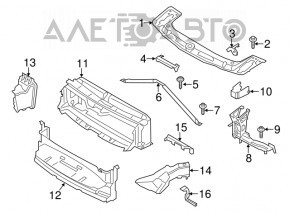 Right brake cooling duct BMW 3 F30 12-18