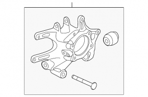 Rear right axle Hyundai Santa FE Sport 17-18 rest AWD