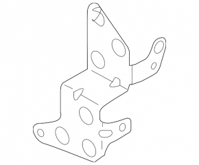 Bracket of the cooling system motor Audi Q5 80A 18-20 2.0T