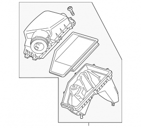Chevrolet Malibu 16-23 1.5T Air Filter Housing