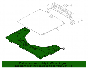 Foam tool for Kia Sportage 23-26 HEV for spare wheel