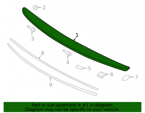 Kia Optima 16-20 Trunk Lid Spoiler
