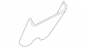 Interior mirror trim Audi A5 F5 17- black