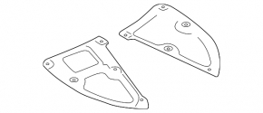 Hood insulation left Subaru Forester 14-18 SJ 2.0
