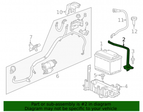 Battery mount Chevrolet Trax 15-22