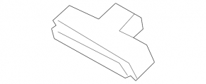 Porsche Cayenne 19-26 seat belt indicator on the windshield