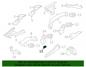 Infiniti QX30 Cabin Temperature Sensor 17-