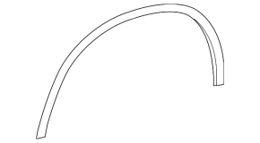 Front left fender arch trim for Mercedes GLC 300/43/63 16-22, AMG pack