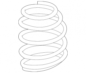 Front right spring Ford Fiesta 11-19