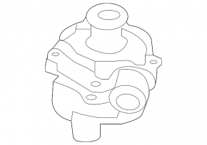 Auxiliary Cooling Pump Bracket Jaguar F-Pace X761 17-