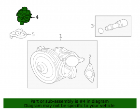 Auxiliary Cooling Pump Bracket Jaguar F-Pace X761 17-