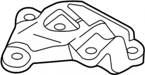 Engine mount right upper Nissan Pathfinder 13-20