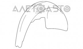 Rear left fender liner Mercedes X164 GL