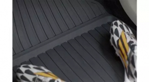 Set of floor mats Volvo XC90 16-22 for 3rd row, rubber