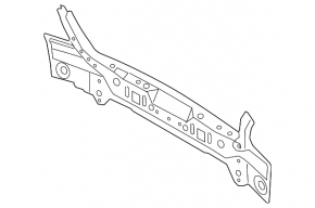 Rear panel BMW 5 G30 17-23 2 parts