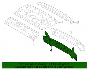 BMW 5 G30 17-23 Rear Panel (2 pieces)
