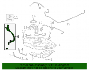 Chevrolet Cruze 16- Fuel Filler Neck