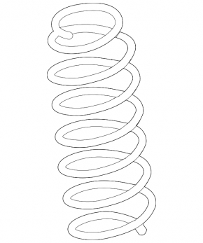 Front right spring for Lexus GX470 03-07