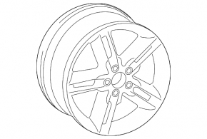 Wheel disk R19 8.5J ET:45 Audi A6 C7 12-18 type 2, curb