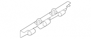 Left front sill bracket for BMW 5 G60 24-25 small