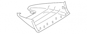 Gray interior mirror cover for the VW Passat 20-22 (for the camera)