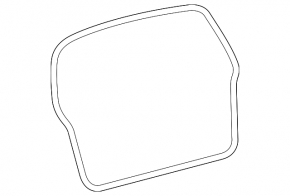 Rubber seal for the trunk door VW Golf 15-21