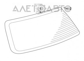 Rear glass of the trunk door Lexus RX300 98-03