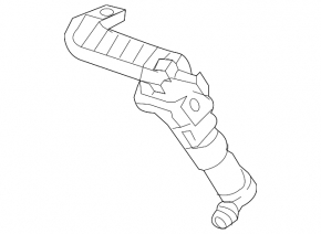 Left headlight washer nozzle for Lexus GX460 10-13 pre-rest