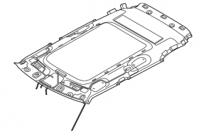 Kia Soul 14-19 headlining for sunroof