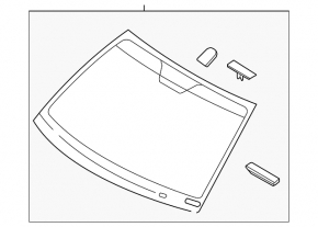 Kia Optima 11-15 Fuyao Windshield
