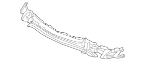 Front Bumper Bracket Central Lower Mercedes C-class W205 15-18