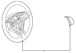 Naked steering wheel Mazda3 03-09