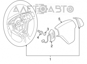 Naked steering wheel Mazda3 03-09