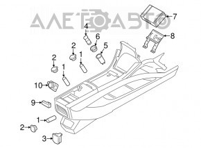 Steering column switch left Lincoln MKZ 13-16 type 2