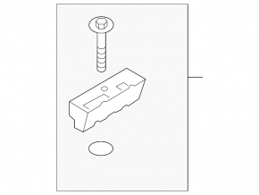 Battery mount Ford Fusion mk5 13-20 hybrid, plug-in