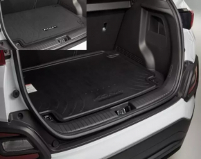 Trunk carpet Hyundai Kona 18-23 black, cloth