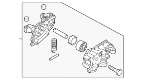 Oil pump for Mazda CX-9 16- 2.5T engine