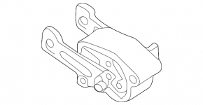 Engine mount rear right lower Infiniti JX35 QX60 14-17 Hybrid