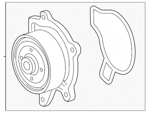 Water pump Lexus GS200t GS300 16-19